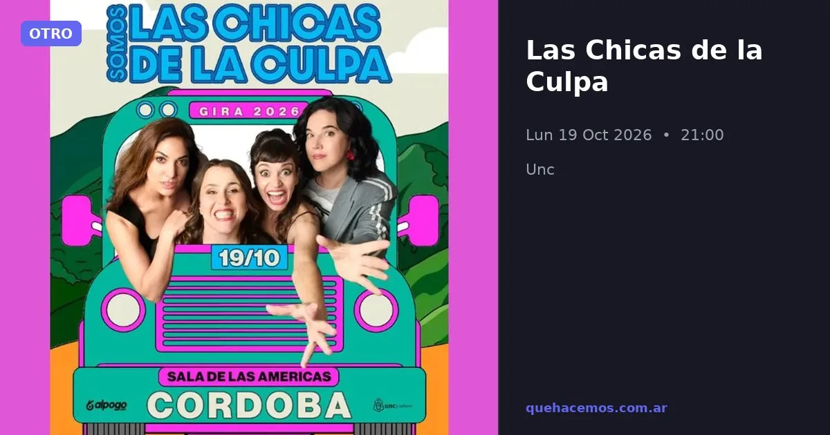 Las Chicas de la Culpa (Gira 2026)